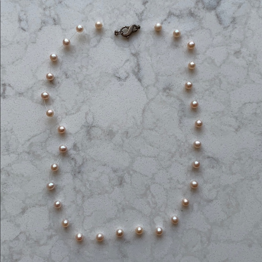 Pink Pearl Necklace